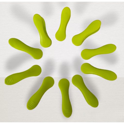 VIXI teregető szett csipesztartó kosárral és 10 db zöld csipesszel