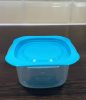 VIXI 300 ml-es frissentartó edény mikróban melegíthető fedővel, ételtárolás és fagyasztás céljára.