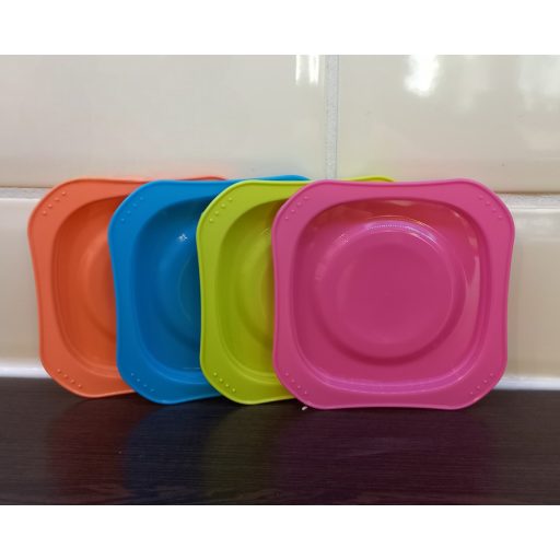 VIXI 500 ml-es frissentartó edény mikróban melegíthető fedővel, ételtárolás és fagyasztás céljára.