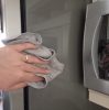 VIXI ezüst tisztítókendő, gyorsan száradó, univerzálisan alkalmazható konyhai eszközök, inox felületek tisztításához.