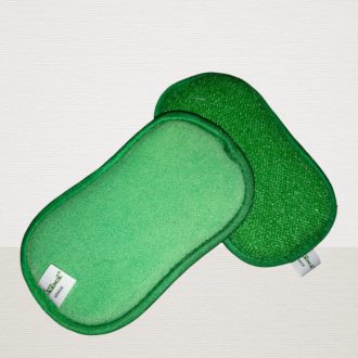 VIXI piskóta szivacs zöld színben, hatékony és kíméletes tisztítás konyhai és egyéb felületeken