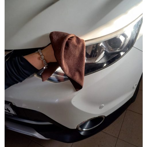 VIXI univerzális törlőkendő sötétbarna színben, száraz és nedves tisztításhoz, vegyszermentes megoldás