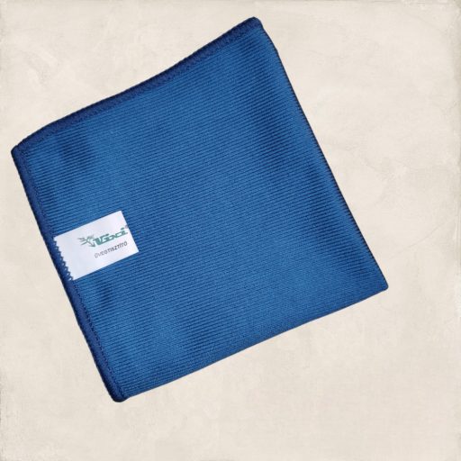 VIXI üvegtisztító törlőkendő sötétkék színben, mikroszálas tisztítókendő csíkmentes üvegtisztításhoz