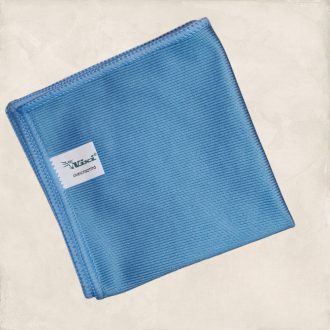 VIXI üvegtisztító törlőkendő világoskék színben, mikroszálas tisztítókendő csíkmentes üvegtisztításhoz