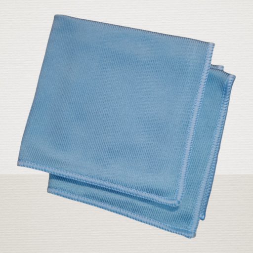 VIXI üvegtisztító törlőkendő világoskék színben, mikroszálas tisztítókendő csíkmentes üvegtisztításhoz