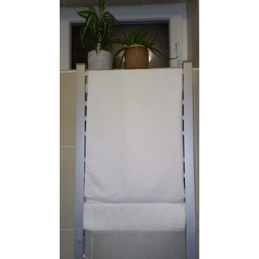 VIXI fürdőlepedő fehér színben, puha és nedvszívó mikroszálas törölköző 70x140 cm-es méretben