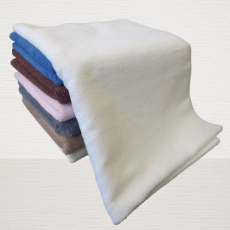 VIXI kistörölköző fehér színben, puha mikroszálas anyagból, 50x100 cm méretben