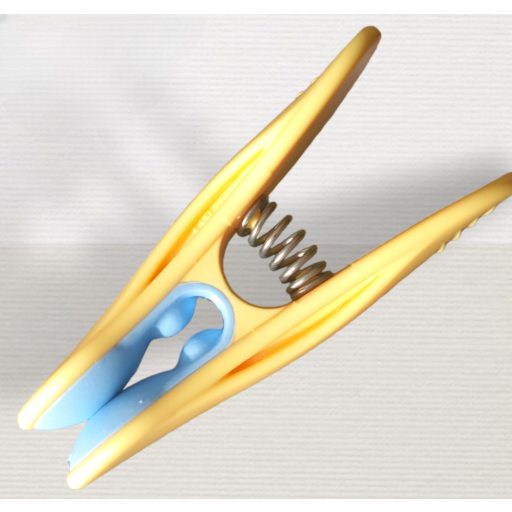 VIXI normál csipesz sárga, 10 db-os, nyommentes szárítással