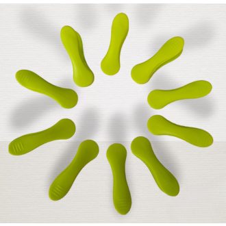 VIXI normál csipesz zöld, 10 db-os, nyommentes szárítással