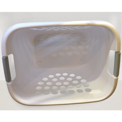 VIXI masszív ruháskosár szilikon fogantyúval, praktikus tároláshoz és szállításhoz