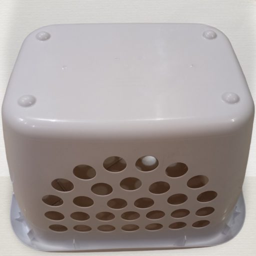 VIXI masszív ruháskosár szilikon fogantyúval, praktikus tároláshoz és szállításhoz