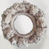 Világosbarna hajgumi, elegáns és kényelmes, pasztell fonal