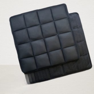 VIXI fekete bambusz ülőpárna, antibakteriális és csúszásmentes, kényelmes ülést biztosít, segít a vérkeringés javításában