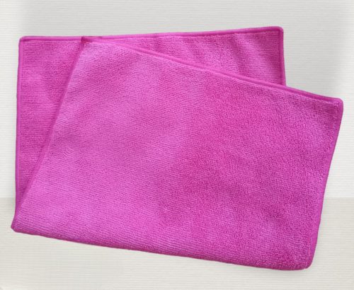 VIXI gyermek kéztörlő pink színben, mikroszálas, vegyszermentes anyag, ideális iskolába és napi használatra