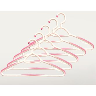 Vixi vállfa szett pink színben - 5 db