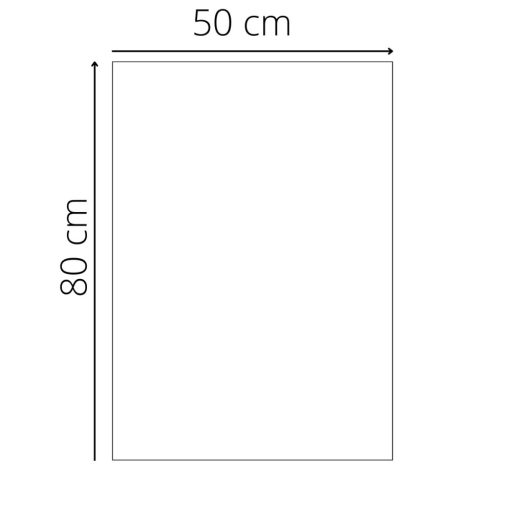 VIXI mikroszálas kistörölköző eper színben, 50x80 cm