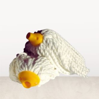 Vixi csavarókosaras mikroszálas felmosófej  párban